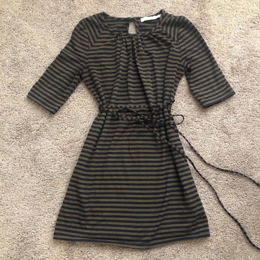 Striped maternity tunic